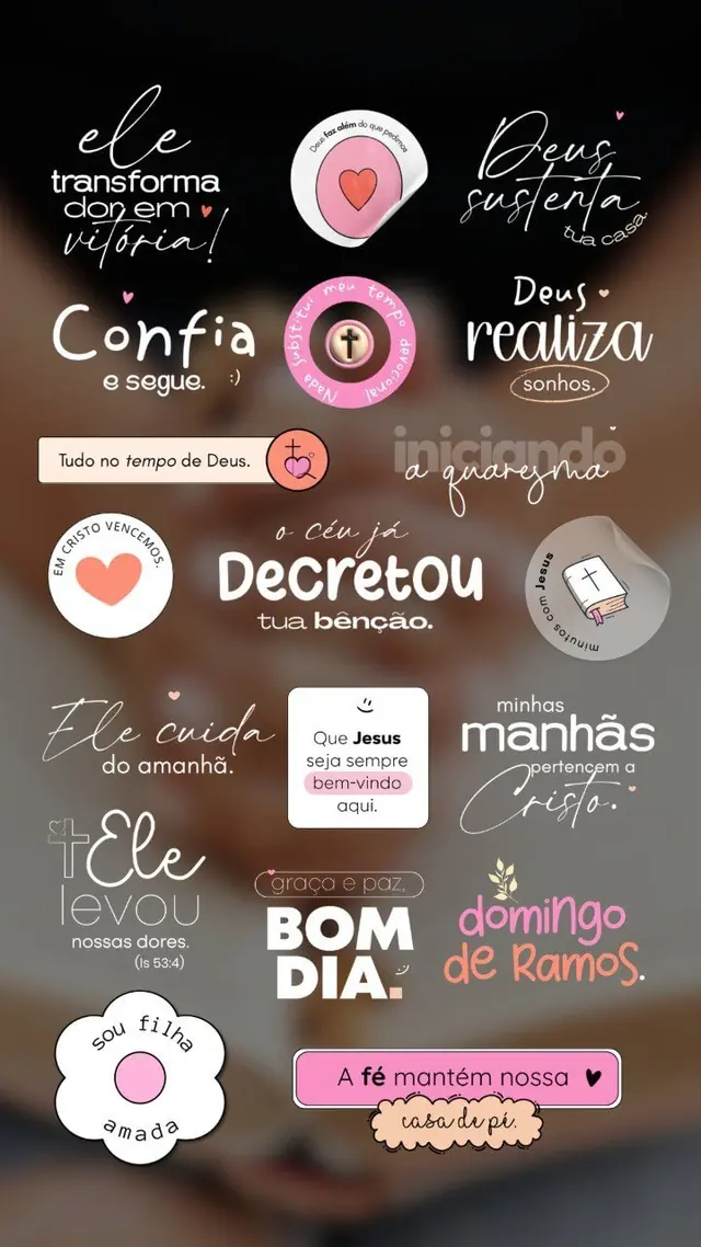 Figurinhas cristãs — devocionais